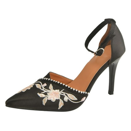 ZHAGHMIN Women Casual Shoes Thin Shoes Flowers Casual Toe Embroidery Sandals Women Strap Buckle Single Heels Pointed Women S High Heels Womens High Heels Booties High Heels Platform Pumps Stilettos
ZHAGHMIN Women Casual Shoes Thin Shoes Flowers Casual Toe Embroidery Sandals Women Strap Buckle Single Heels Pointed Women S High Heels Womens High Heels Booties High Heels Platform Pumps Stilettos