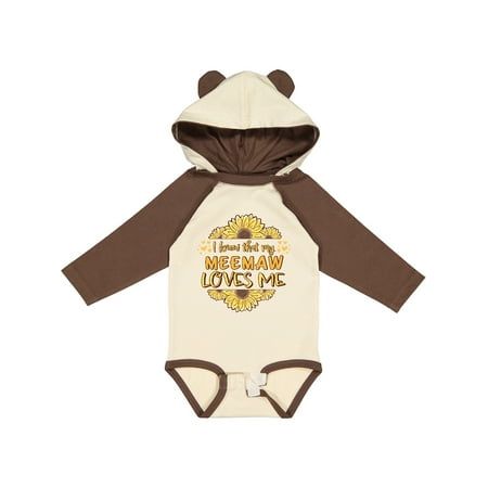 Inktastic I Know That My Meemaw Loves Me Gift Baby Boy or Baby Girl Long Sleeve Bodysuit
Inktastic I Know That My Meemaw Loves Me Gift Baby Boy or Baby Girl Long Sleeve Bodysuit