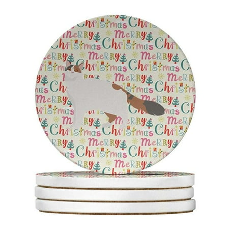 Carolines Treasures WDK2657RCS4 4 x 4 in. Unisex Turkish Van No.2 Cat Christmas Large Sandstone Coasters - Pack of 4
Carolines Treasures WDK2657RCS4 4 x 4 in. Unisex Turkish Van No.2 Cat Christmas Large Sandstone Coasters - Pack of 4