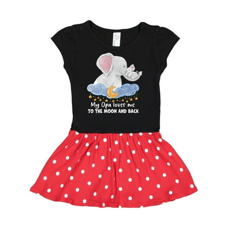 Inktastic My Opa Loves me to the Moon and Back Elephant Family Gift Toddler Girl Dress
Inktastic My Opa Loves me to the Moon and Back Elephant Family Gift Toddler Girl Dress