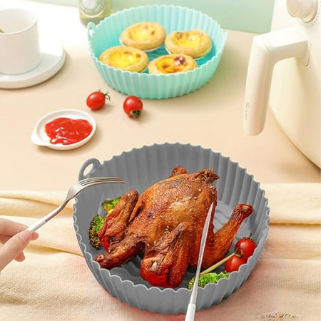 Shishian Silicone Disk * 1 Round Reusable Silicone Tray Air Fryer Accessories For Kitchen Gray Silica Gel (Clearance)
Shishian Silicone Disk * 1 Round Reusable Silicone Tray Air Fryer Accessories For Kitchen Gray Silica Gel (Clearance)