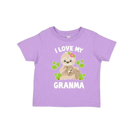 Inktastic Cute Sloth I Love My Granma with Green Leaves Gift Toddler Boy or Toddler Girl T-Shirt 
Inktastic Cute Sloth I Love My Granma with Green Leaves Gift Toddler Boy or Toddler Girl T-Shirt