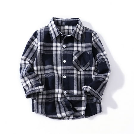 Yubatuo Kids Toddler Flannel Shirt Jacket Plaid Long Sleeve Lapel Button Down Shacket Baby Boys Girls Fall Shirt Coat Outwear Baby Boy Clothes Black 160
Yubatuo Kids Toddler Flannel Shirt Jacket Plaid Long Sleeve Lapel Button Down Shacket Baby Boys Girls Fall Shirt Coat Outwear Baby Boy Clothes Black 160