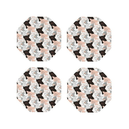 Fuzoiu Pigs Print Leather Coasters Set Drink Coasters Set of 4 for Tabletop Protection Durable PVC Coasters Home Décor and Housewarming Gift-Octagon
Fuzoiu Pigs Print Leather Coasters Set Drink Coasters Set of 4 for Tabletop Protection Durable PVC Coasters Home Décor and Housewarming Gift-Octagon