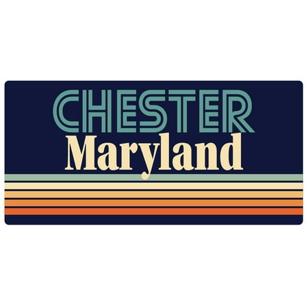 Chester Maryland 5 x 2.5-Inch Fridge Magnet Retro Design