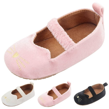 LYCAQL Baby Sports Shoes Fashion New Pattern Cute Cat Hook Loop Breathable Flat Bottom Comfortable 1st Walking Shoes Girls (Black 3 Toddler)
LYCAQL Baby Sports Shoes Fashion New Pattern Cute Cat Hook Loop Breathable Flat Bottom Comfortable 1st Walking Shoes Girls (Black 3 Toddler)