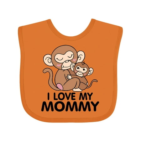 Inktastic I Love My Mommy Gift Baby Boy or Baby Girl Bib