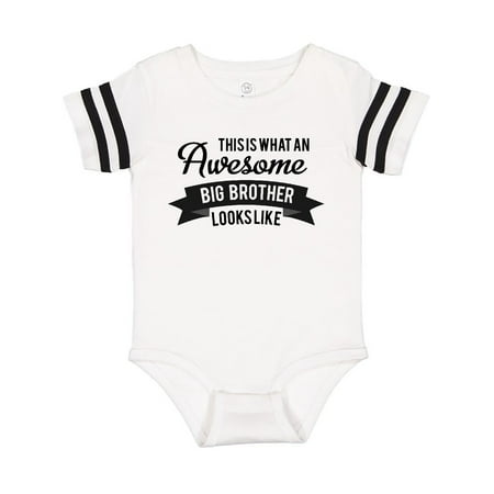 Inktastic This is What an Awesome Big Brother Looks Like Gift Baby Boy Bodysuit