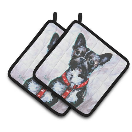 Carolines Treasures MW1312PTHD Boston Terrier Brindle Ziggy Pair of Pot Holders 7.5HX7.5W multicolor
Carolines Treasures MW1312PTHD Boston Terrier Brindle Ziggy Pair of Pot Holders 7.5HX7.5W multicolor