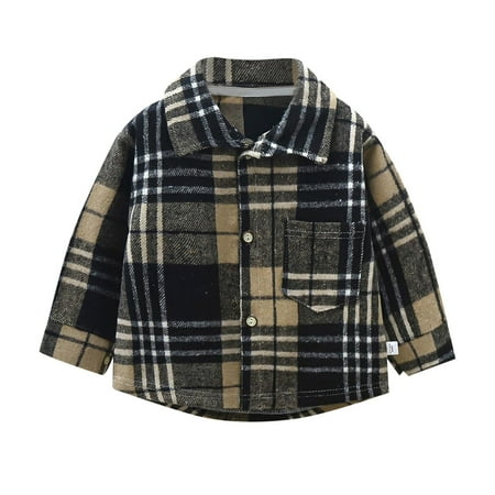 Kids Coats Children s Shirt Spring And Autumn Boy Hooded Plaid Shirt Girl Baby Long Sleeve Plaid Bottom Top Coat Outwear Coat Grey 100
Kids Coats Children s Shirt Spring And Autumn Boy Hooded Plaid Shirt Girl Baby Long Sleeve Plaid Bottom Top Coat Outwear Coat Grey 100