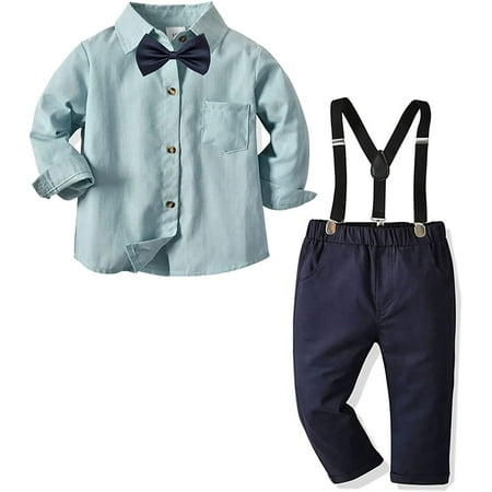 Toddler Dress Suit Baby Boys Clothes Sets Bowtie Shirts + Suspenders Pants 3pcs Gentleman Outfits Suits 6 Month - 6 Years
Toddler Dress Suit Baby Boys Clothes Sets Bowtie Shirts + Suspenders Pants 3pcs Gentleman Outfits Suits 6 Month - 6 Years