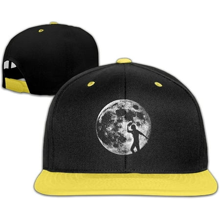 R-YPOMZVCQW Big Girls Still Walking Flat Brim Baseball Snapback Cap