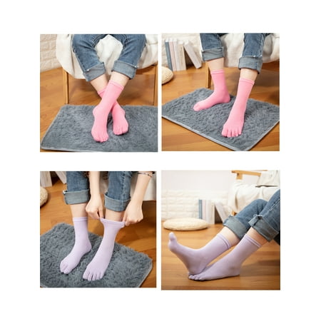 SAYFUT 8 Pack Women Toe Socks ASAYFUTle Long Socks Five Finger Toe Hosiery Stockings Cotton Mesh Wicking
SAYFUT 8 Pack Women Toe Socks ASAYFUTle Long Socks Five Finger Toe Hosiery Stockings Cotton Mesh Wicking