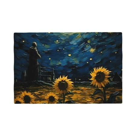 Placemats Set of 4 / 6 Oil Starry Sky Sunflower Placemats for Dining Table Indoor/Outdoors Heat Resistant Washable Placemats 18 x 12
Placemats Set of 4 / 6 Oil Starry Sky Sunflower Placemats for Dining Table Indoor/Outdoors Heat Resistant Washable Placemats 18 x 12