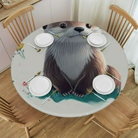 Sheronv Otters Rainbow Art Round Tablecloth Stain-Resistant Washable 100% Polyester Tablecloths for Home Kitchen Parties Holiday Dinner 46 -50
Sheronv Otters Rainbow Art Round Tablecloth Stain-Resistant Washable 100% Polyester Tablecloths for Home Kitchen Parties Holiday Dinner 46 -50