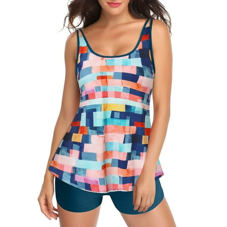 Tummy Control Swimsuits For Women Plus Size Vintage Print Strappy Back Tankini Set Two Piece Swimdress Panty Bathing Suit Beachwear
Tummy Control Swimsuits For Women Plus Size Vintage Print Strappy Back Tankini Set Two Piece Swimdress Panty Bathing Suit Beachwear