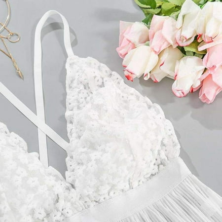 Cathalem Underwears Polyester Flower Embroidery bedroom Lady Sexy Lingerie And Underwear White X-Large
Cathalem Underwears Polyester Flower Embroidery bedroom Lady Sexy Lingerie And Underwear White X-Large