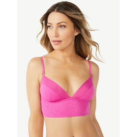 Sofia Intimates by Sofia Vergara Women s Longline Lace Bralette