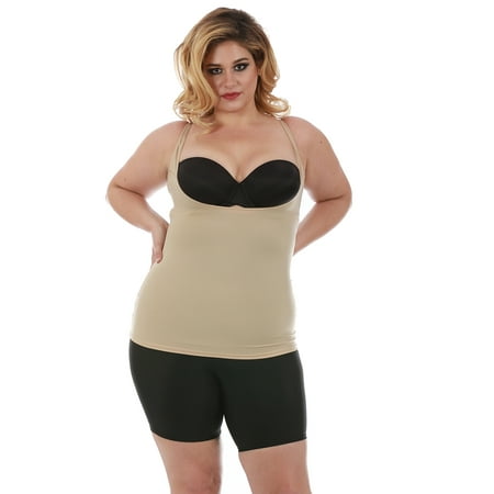

InstantFigure Women’s Firm Compression Underbust Shaping and Slimming Cami Top