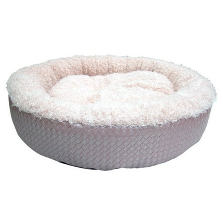 Best Pet Supplies Faux Leather Round Dog Bed (Set of 6)