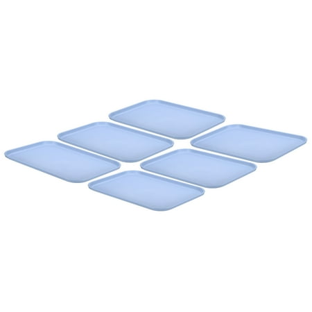Uxcell Plastic Fast Food Serving Tray 12.2 x 8.9 Reusable Cafeteria Serving Tray Light Blue 6Pack
Uxcell Plastic Fast Food Serving Tray 12.2 x 8.9 Reusable Cafeteria Serving Tray Light Blue 6Pack
