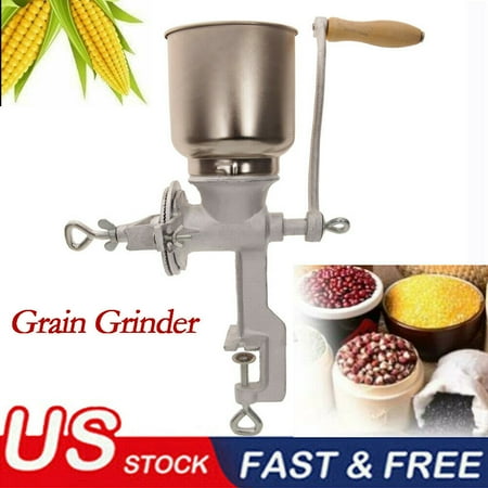 Hand Grain Mill Table Clamp Manual Corn Grain Grinder Cast Iron Mill Grinder for Grinding Nut Spice Wheat Coffee Home Kitchen Commercial Use
Hand Grain Mill Table Clamp Manual Corn Grain Grinder Cast Iron Mill Grinder for Grinding Nut Spice Wheat Coffee Home Kitchen Commercial Use