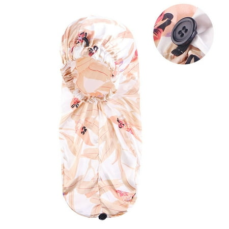 Silky Sleeping Caps Printed Satin Sleep Cap Single Layer Loose Cap Foldable with Button for Braids Long Curly Hair
Silky Sleeping Caps Printed Satin Sleep Cap Single Layer Loose Cap Foldable with Button for Braids Long Curly Hair