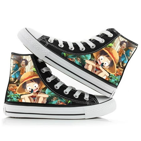 ONE PIECE Canvas Shoes Custom Hand Painted Skateboard Shoes Japanese Anime High Top Luffy Ace Pattern Campus Casual Shoes ONE PIECE Sneakers for Teens Men
ONE PIECE Canvas Shoes Custom Hand Painted Skateboard Shoes Japanese Anime High Top Luffy Ace Pattern Campus Casual Shoes ONE PIECE Sneakers for Teens Men