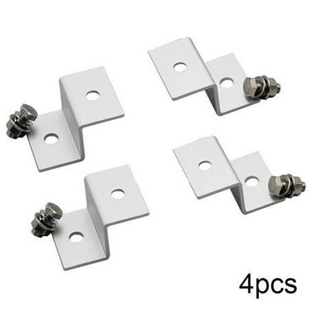 4pcs Z Style Panel Mounts Solar Energy Battery Panel Mounting Brackets