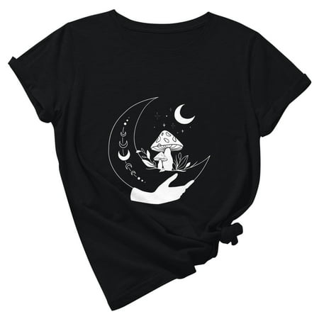 Shirts for Women Shirts for Women Women s Summer Loose Pullover Print Round Neck Short Sleeve Top Short Sleeve Round Neck Top/Shirt Crop Top White Tank Tops Women Clearance Black M
Shirts for Women Shirts for Women Women s Summer Loose Pullover Print Round Neck Short Sleeve Top Short Sleeve Round Neck Top/Shirt Crop Top White Tank Tops Women Clearance Black M