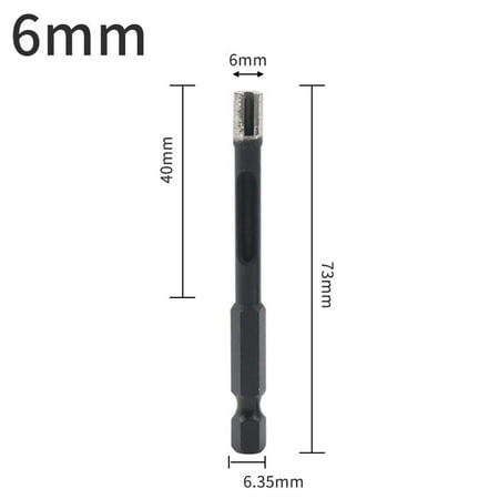 BAMILL 1PCS Hexagonal Shank Sintered Hole Opener Brazed Diamond Ceramic Tile Drill Bit
BAMILL 1PCS Hexagonal Shank Sintered Hole Opener Brazed Diamond Ceramic Tile Drill Bit