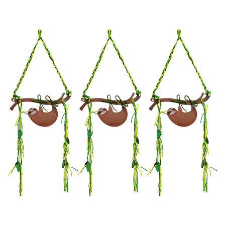 TINKSKY 3 Sets DIY Sloth Hanging Pendant Adorable Wooden Sloth Pendant Home Decoration
TINKSKY 3 Sets DIY Sloth Hanging Pendant Adorable Wooden Sloth Pendant Home Decoration