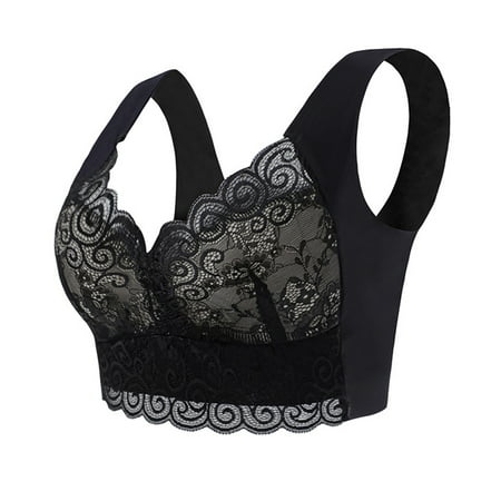 PMUYBHF Womens Sports Bras Medium Support Women s Large Size Gathered Back no Steel Ring Lace Wrapped Chest Bra underwear Fixed One Cup Seamless Sleep Bra Vest Women Bras with Wire
PMUYBHF Womens Sports Bras Medium Support Women s Large Size Gathered Back no Steel Ring Lace Wrapped Chest Bra underwear Fixed One Cup Seamless Sleep Bra Vest Women Bras with Wire