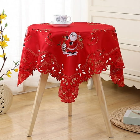 Christmas Embroidered Table Cloth Hollow-Out Round Table Linen for Restaurant Dinning Xams Party Banquet Events 33 Inch
Christmas Embroidered Table Cloth Hollow-Out Round Table Linen for Restaurant Dinning Xams Party Banquet Events 33 Inch