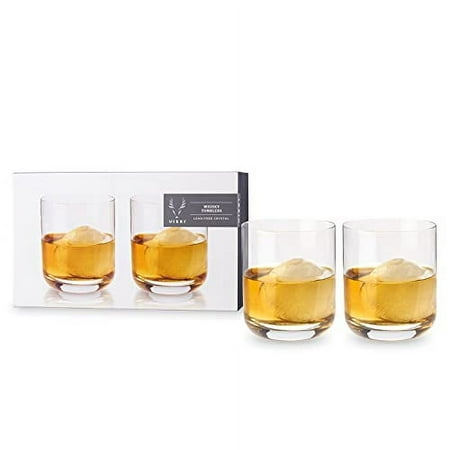 Viski Crystal Whiskey Tumblers Set of 2 Premium Crystal Glass Stylish Lowball Cocktail Glasses Cocktail Glass Gift Set 12 oz
Viski Crystal Whiskey Tumblers Set of 2 Premium Crystal Glass Stylish Lowball Cocktail Glasses Cocktail Glass Gift Set 12 oz