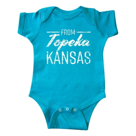 Inktastic From Topeka Kansas in White Distressed Text Gift Baby Boy or Baby Girl Bodysuit
Inktastic From Topeka Kansas in White Distressed Text Gift Baby Boy or Baby Girl Bodysuit