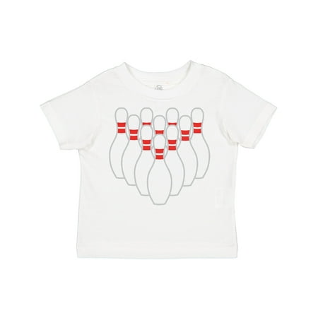 Inktastic Ten Pins for Bowling Gift Toddler Boy or Toddler Girl T-Shirt
