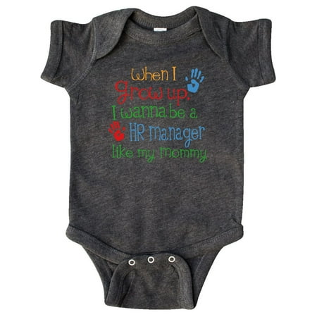 Inktastic HR Manager like Mommy Gift Baby Boy or Baby Girl Bodysuit