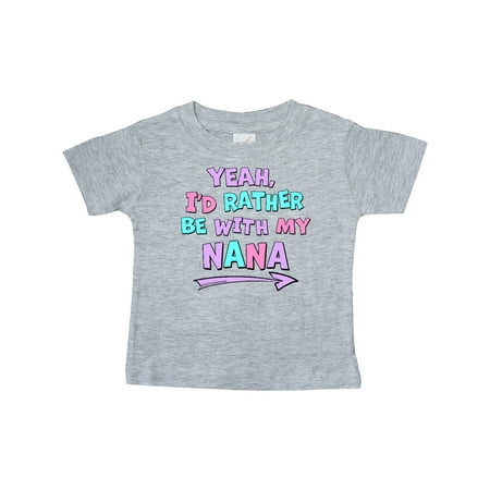 Inktastic Yeah I d Rather be with My Nana in Pink Blue and Purple Gift Baby Boy or Baby Girl T-Shirt
Inktastic Yeah I d Rather be with My Nana in Pink Blue and Purple Gift Baby Boy or Baby Girl T-Shirt