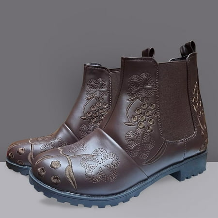 ZMHEGW Women Boots Embroidery Flowers Square Heels Slip On Short Booties Round Toe Boots Shoes
ZMHEGW Women Boots Embroidery Flowers Square Heels Slip On Short Booties Round Toe Boots Shoes
