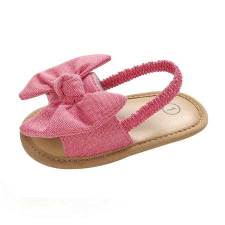 DNDKILG Baby Toddler Girl Boy Bowknot Sandals First Walkers Shoes Newborn Infant Elastic Non-Slip Summer Slippers Pink 0-18M 13
DNDKILG Baby Toddler Girl Boy Bowknot Sandals First Walkers Shoes Newborn Infant Elastic Non-Slip Summer Slippers Pink 0-18M 13