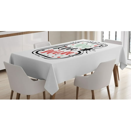 Joy Tablecloth Hand Drawn Abstract Christmas Themed Sock Pattern with Swirls and Stars Dots Rectangular Table Cover for Dining Room Kitchen 60 X 90 Inches Turquoise Red Black by Ambesonne
Joy Tablecloth Hand Drawn Abstract Christmas Themed Sock Pattern with Swirls and Stars Dots Rectangular Table Cover for Dining Room Kitchen 60 X 90 Inches Turquoise Red Black by Ambesonne
