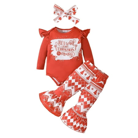 QBGSAY Little Child Outfits Sets Toddler Girls Winter Christmas Long Sleeve Letter Prints Romper Bodysuit Pants Headbands 3Pcs Outfits Clothes Set Cute Clothes
QBGSAY Little Child Outfits Sets Toddler Girls Winter Christmas Long Sleeve Letter Prints Romper Bodysuit Pants Headbands 3Pcs Outfits Clothes Set Cute Clothes