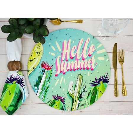 Tablarts Charger Plate Covers - Place Mats - Sousplats - Covers - Napkins - Removable Covers - Washable Fabrics - Tablescape - SUMMER
Tablarts Charger Plate Covers - Place Mats - Sousplats - Covers - Napkins - Removable Covers - Washable Fabrics - Tablescape - SUMMER
