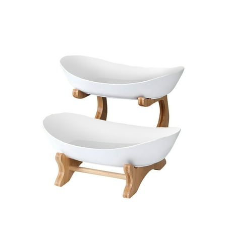 WANYNG Fruit Tray Basket Wooden Frame Stand Multi Layer Candy Snack Plate Fruit Shelf Table Decoration One Size
WANYNG Fruit Tray Basket Wooden Frame Stand Multi Layer Candy Snack Plate Fruit Shelf Table Decoration One Size