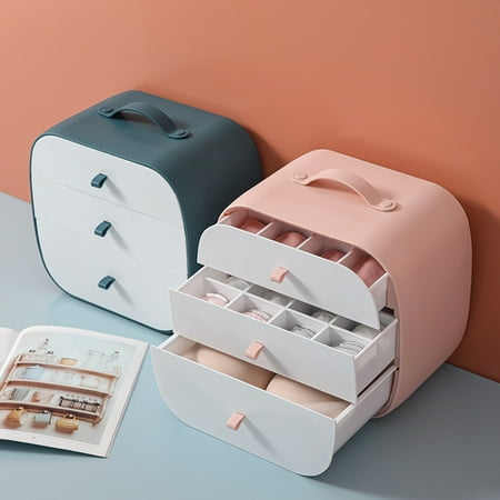 Pontos Underwear Storage Box Household Compartment Plastic Drawer Type Containter Organizer for Bras Underpants
Pontos Underwear Storage Box Household Compartment Plastic Drawer Type Containter Organizer for Bras Underpants