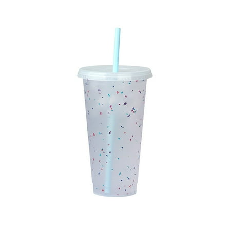 Color Changing Tumbler with Lids and Straw Reusable for Cold/Hot Drink Confetti Pattern Cup for Adults & Kids
Color Changing Tumbler with Lids and Straw Reusable for Cold/Hot Drink Confetti Pattern Cup for Adults & Kids