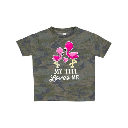 Inktastic My Titi Loves Me with Two Flamingos Gift Toddler Boy or Toddler Girl T-Shirt
Inktastic My Titi Loves Me with Two Flamingos Gift Toddler Boy or Toddler Girl T-Shirt