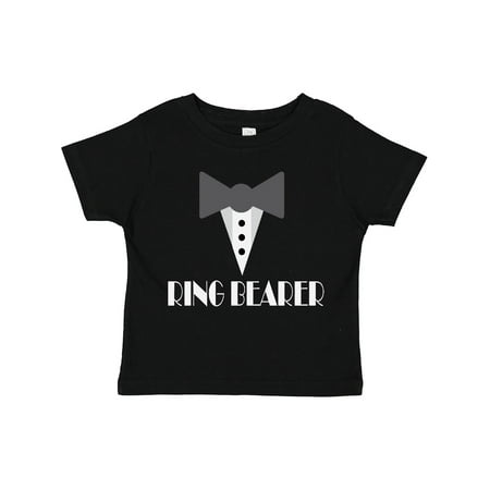 Inktastic Ring Bearer Mock Tux Tuxedo Gift Toddler Boy Girl T-Shirt