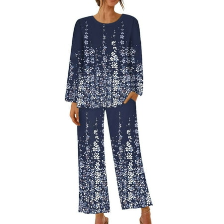 Winter Savings Clearance! Lindreshi Womens Pajama Sets Clearance 2pc Women s Printing Round Neck Long Sleeve Sleepshirt and Pants Sets Loungewear Pajamas with Pockets
Winter Savings Clearance! Lindreshi Womens Pajama Sets Clearance 2pc Women s Printing Round Neck Long Sleeve Sleepshirt and Pants Sets Loungewear Pajamas with Pockets